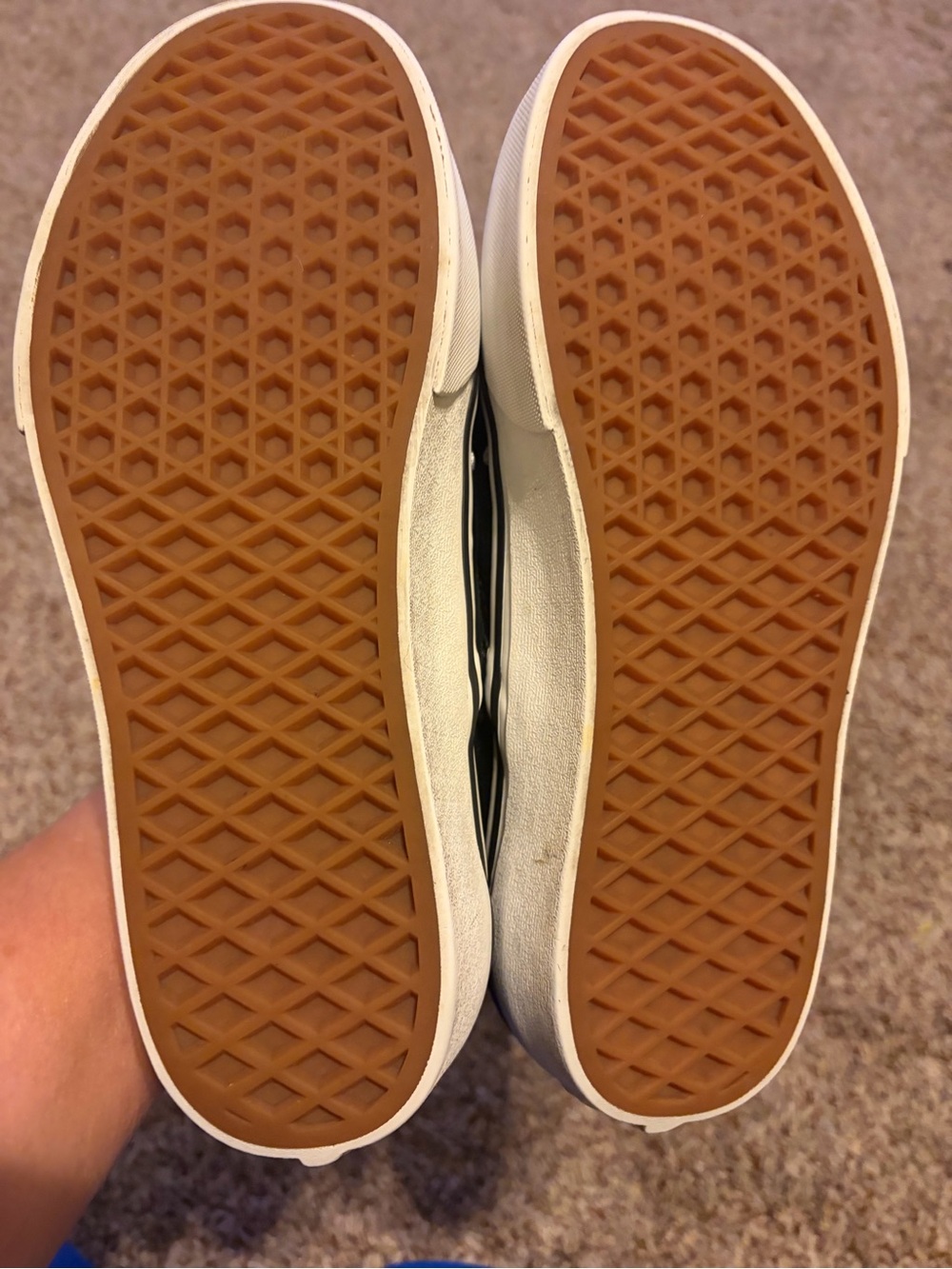 Vans Black Slip-On Platform Sneakers with White Polka Dots - Picture 2 of 5